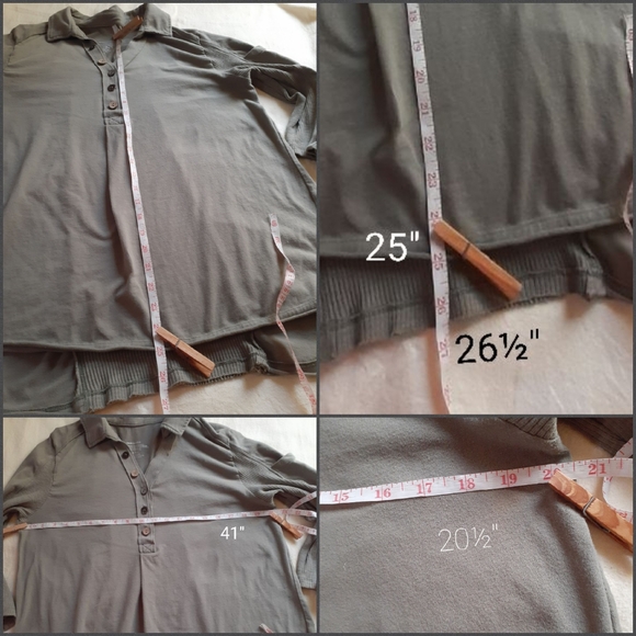 Neon Buddha Medium Khaki ¾ Sleeve Collared - Picture 16 of 16